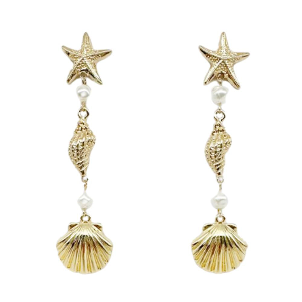 Seashell Dangle Earring